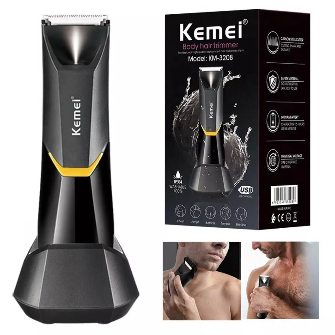 KEMEI Body Hair Trimmer for Men