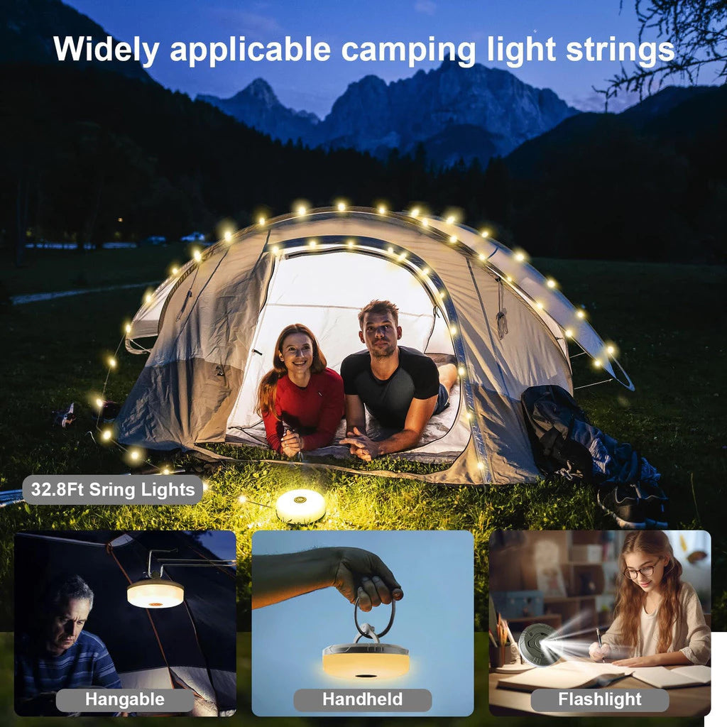 8M long Camping String Light Portable