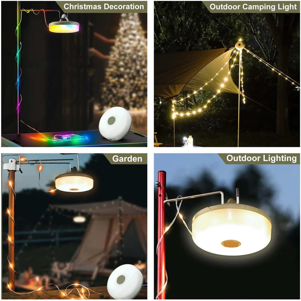 8M long Camping String Light Portable